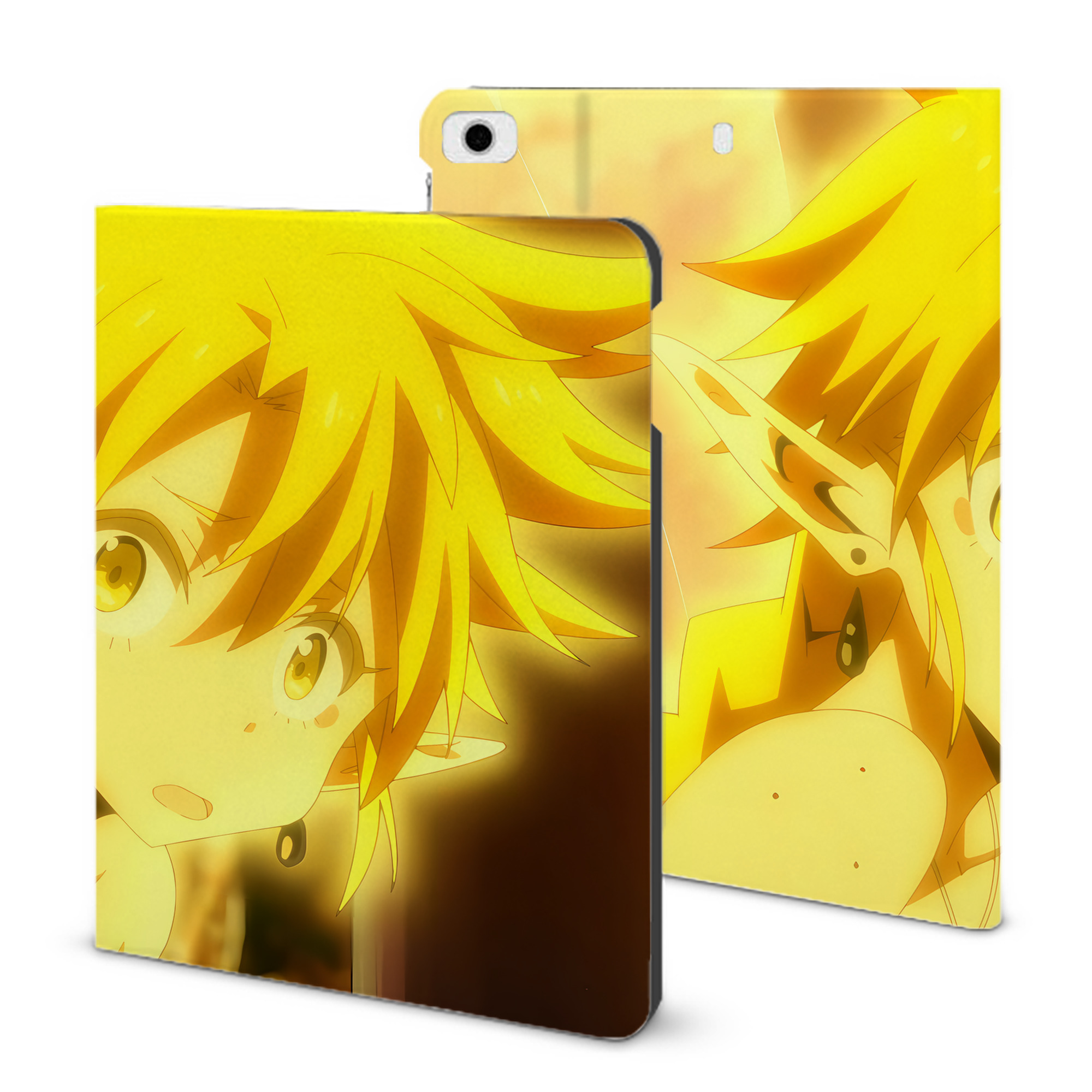 （画像用） 転スラ Regarding Reincarnated to Slime IPad ケース ブック型 PUレザー TPU 耐衝撃 軽量 薄型 ペン収納なし 全面保護 IPad 各モデル対応